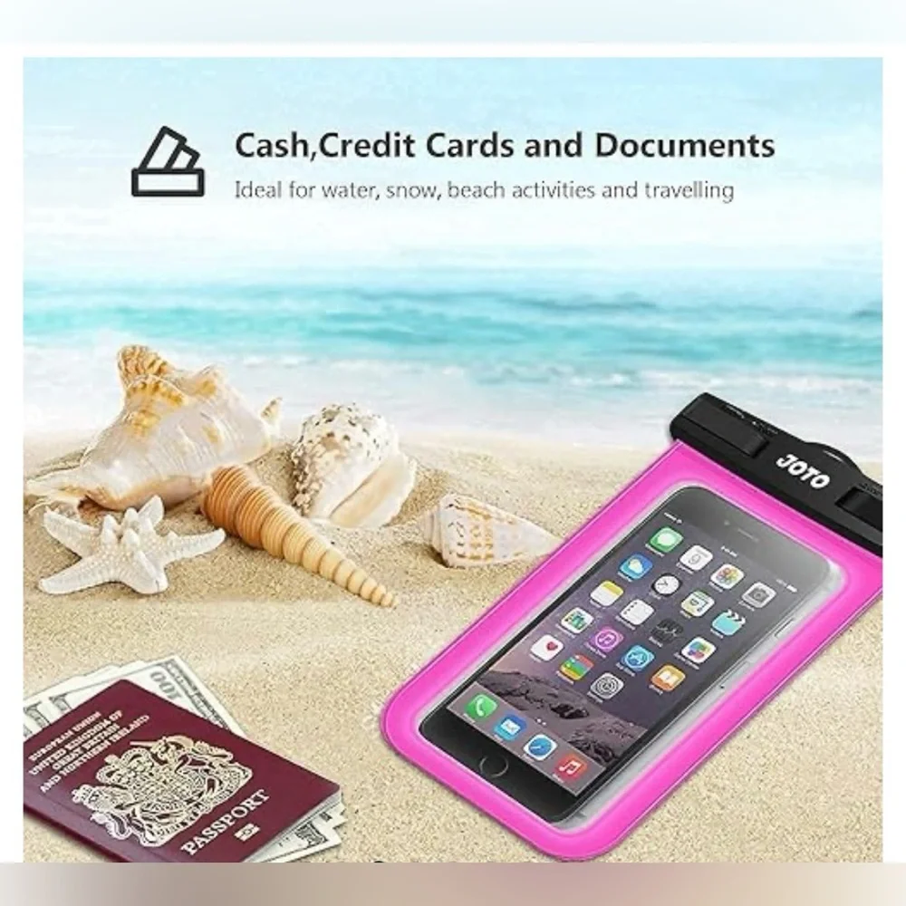JOTO Pink Waterproof Phone Case